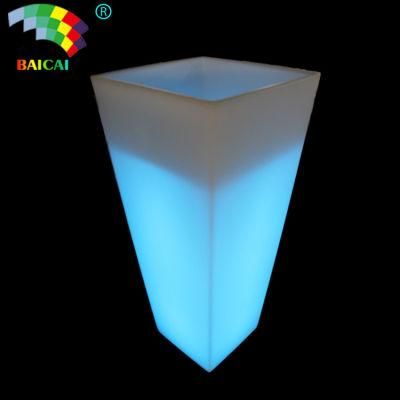 LED Large Planter Pots 138cm with Light Color Change