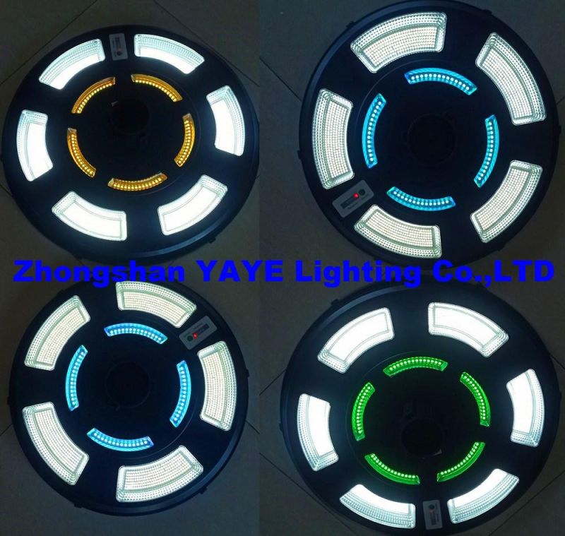 Yaye 2021 Newest Design UFO 300W/400W RGB All-in-One Integrated Outdoor Garden LED Solar Street Light with Motion Sensor/ 500PCS Stock Each Watt