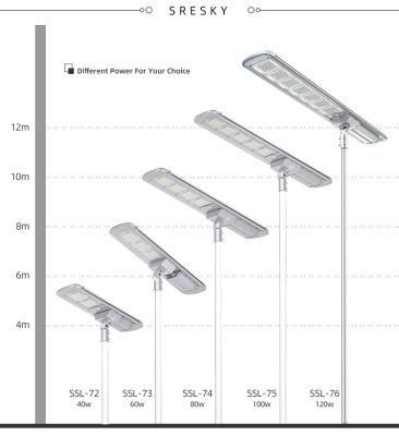 Top Sale Intelligent Lithium Battery LED Solar Street Light