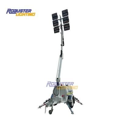 9m High Mast 6X480W LED Diesel Portable Light Tower Generator