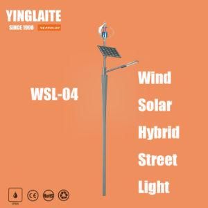 New Degisn Cheap Price 5m Pole 40W Wind Solar Hybrid Outdoor Light