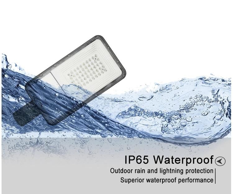 Outdoor Garden LED Solar Street Light Waterproof 100W Industrial Die Casting