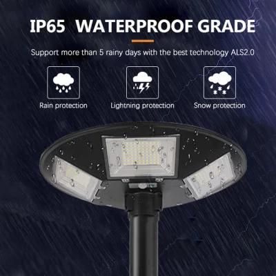 Split Round UFO COB Solar Street Light Pole Solar LED