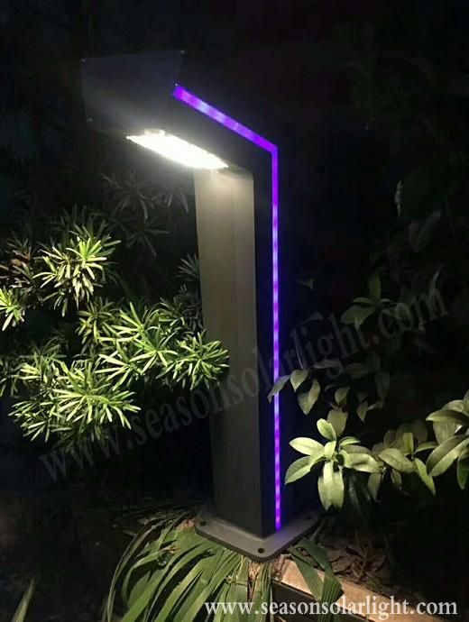 Garden Bollard Pathway LED Decking Lighting Outdoor Solar Landscape Light with LED Light