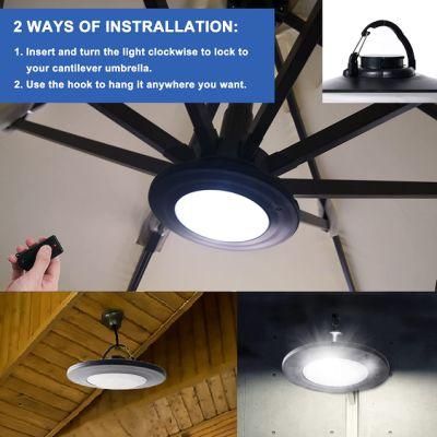 Rechargeable Camping Light Used for Terrace Umbrellas, Camping Tents or Other Outdoor Uses
