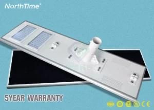 Waterproof IP65 PIR Motion Sensor Integrated LED Solar Street Light 100W