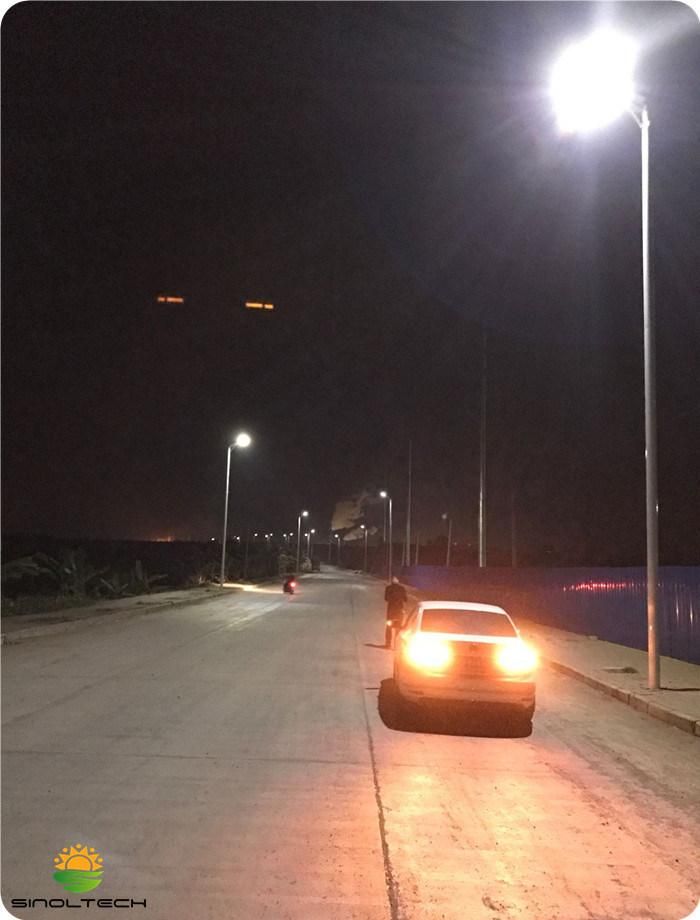 APP Smart Control All in One Design 80W LED Solar Street Light for Highway Lighting (SNSTY-280)