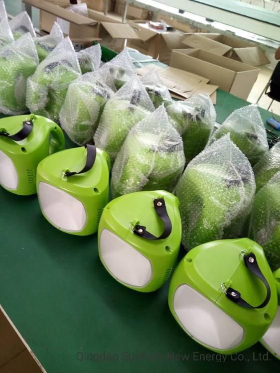 Green Solar Light Lantern Lamp for Rural Areas