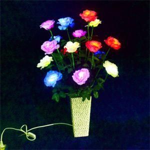 High Quality Christmas Rose Branch Mini LED Lamp Cherry Blossom Indoor Decoration Flower Light