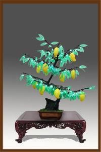 Plastic Fruit Flower Leaves Decoration Lighting Parts Potted Landscape Bonsai