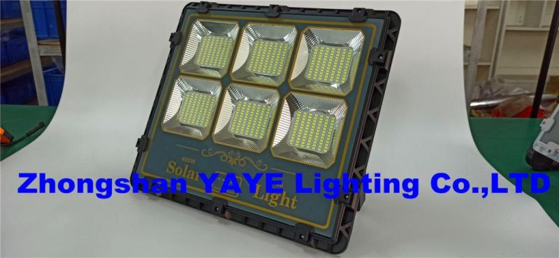 Yaye 2021 Hot Sell Outdoor 100W Solar LED Floodlight (Avaialble Watt: 50W/100W/150W/200W/300W/400W)