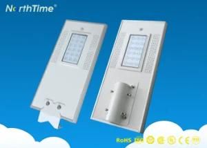 Light Control All-in-One LED Solar Street Lamp with Motion Sensor