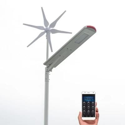 Wind Solar Hybrid Street Light System for Outdoor Highway Pathway Parking Lot
