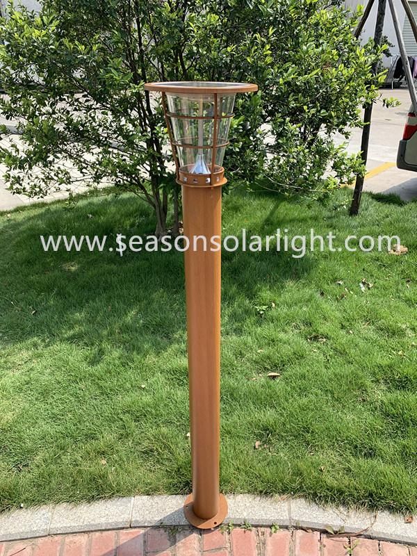 Stainless Steel LED Energy Saving Lamp Bollard Outdoor Lighting Garden Solar Light with LED Light