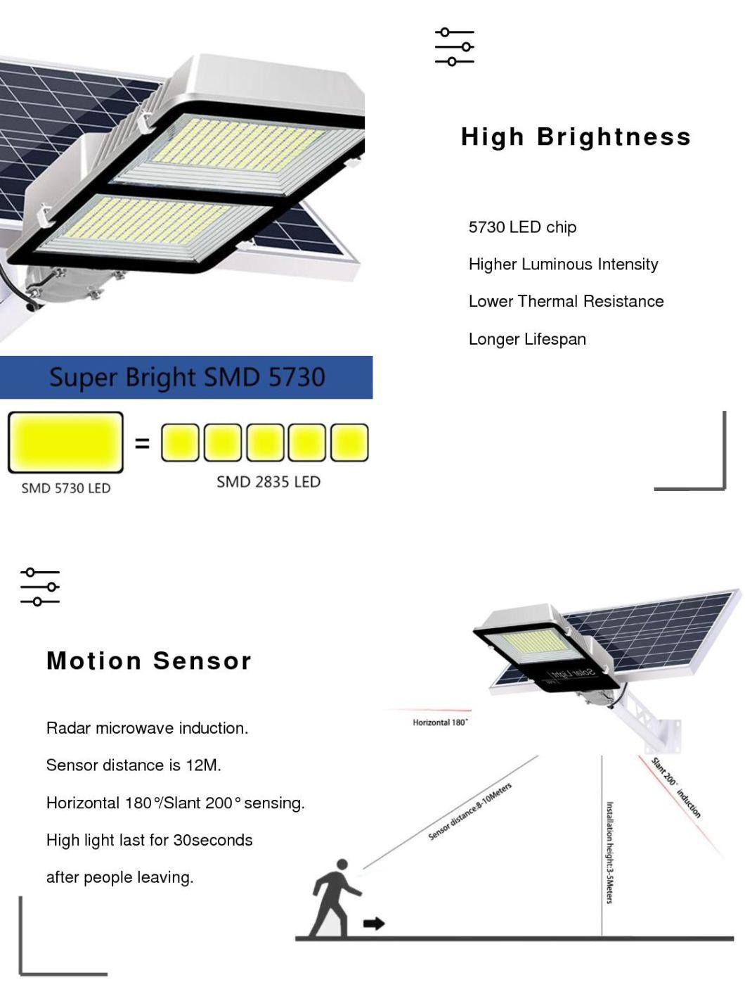 All in One Integrated Outdoor LED Solar Street/Garden /High Mast /Traffic Light 100W Light