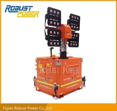 Nice Quality LED Lighting Tower with 7m Hydraulic Mast
