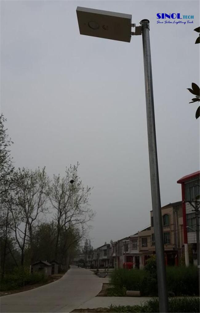 IP65 8W Solar PV LED Street Light with Integrated Lithium Battery