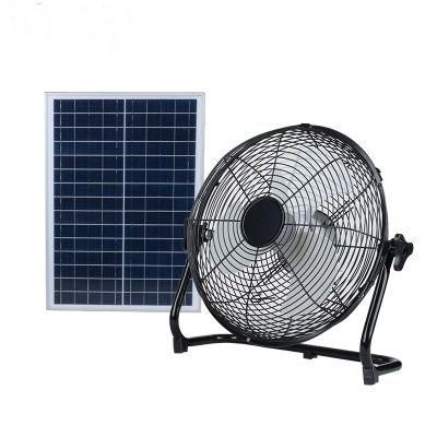 12 Inch Ventilation Caravan Camping Home Office Outdoor Traveling Fishing Solar Fan