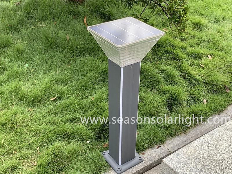 Renewable Energy LED Lighting Outdoor Solar Bollard Light with Multi-Color LED Lighting