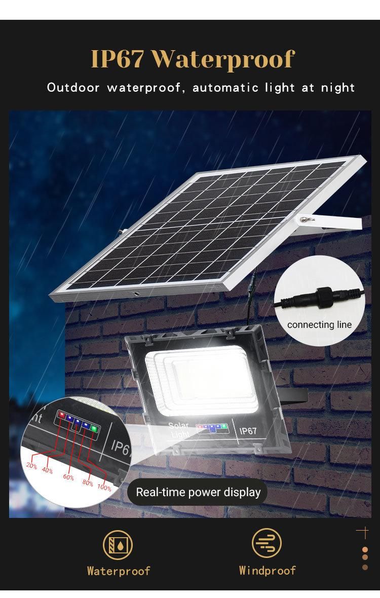 High Brightness Solar Light 100W 200W 300W 400W 500W LED Solar Flood Light