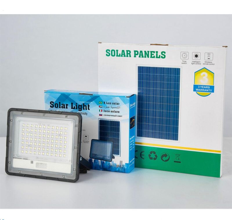 Yaye 18 Hot Sell 50W/80W/150W/200W/300W Outdoor Solar LED Flood Lights / Solar Light LED for Garden with 2 Years Warranty