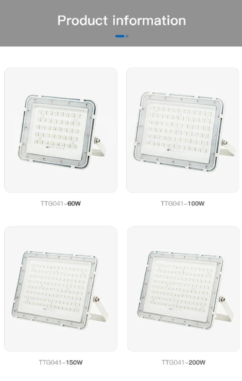 Waterproof Factory Low Price Professional Manufacture Outdoor 60W-300 Watts LED Solar Flood Light