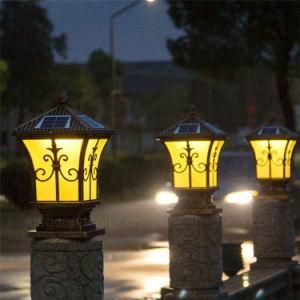 Landsacpe Solar LED Pillar Light for Ramadan Solar Power Light Decoration Light