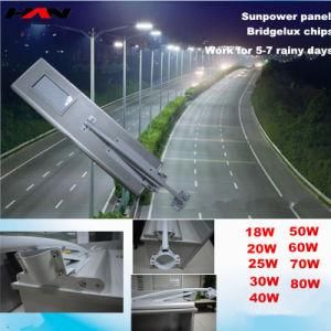 30W IP65 Outdoor Waterproof 12V 5years Warraty Integrated Solar LED Street Light