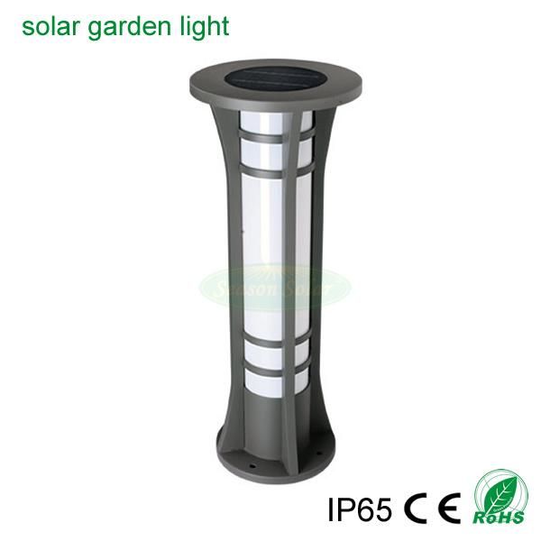 Bright LED Lighting Lamp CE Solar Outdoor Garden Lamp with 5W Solar Panel & LED Light for Pathway Lighting