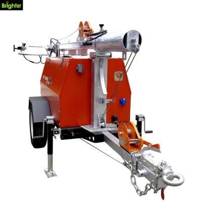 Yanmar Engine Portable Mobile Tower Light for Rescue and Emergency