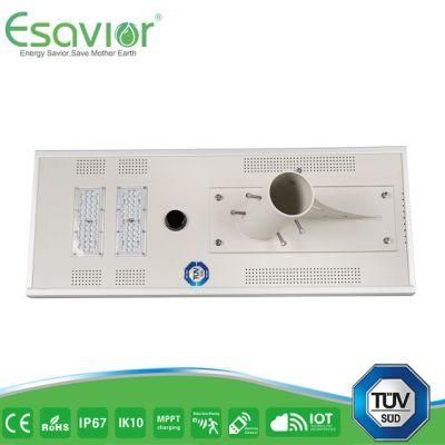 Esavior 30W Solar Powered All in One Integrated Solar Street/Road/Garden/Pathway Light with IP67