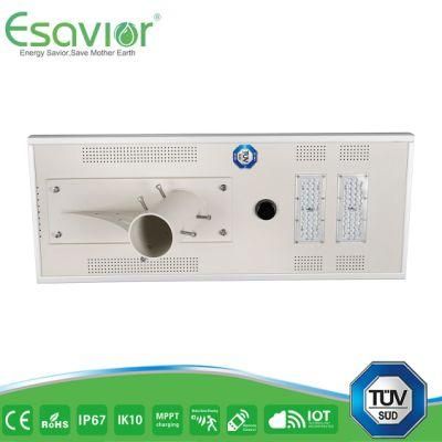Esavior 40W All in One Integrated LED Solar Street/Garden/Road/Pathway Light Waterproof for Outdoor