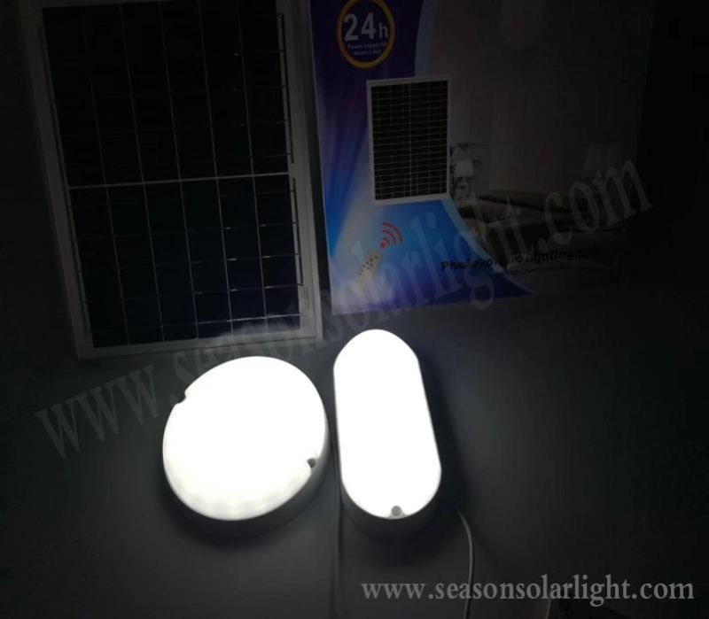 New Product Portable 25W LED Ceiling Light Solar Home Lighting with Solar Panel