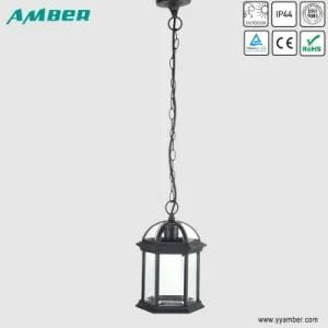 6 Glass Panel Pendant Light