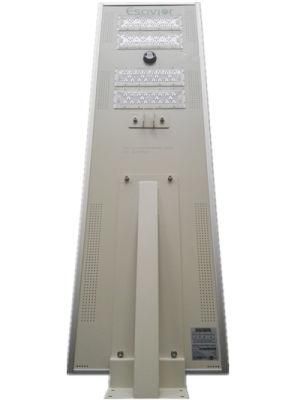 80W All in One Solar Street Outdoor LED Light Motion Sensor Power Lamp with LiFePO4 Lithium Battery