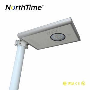 Smart Easy Installation All in One Integrated PIR Solar Charged 12W IP65 Street Garden LED Light
