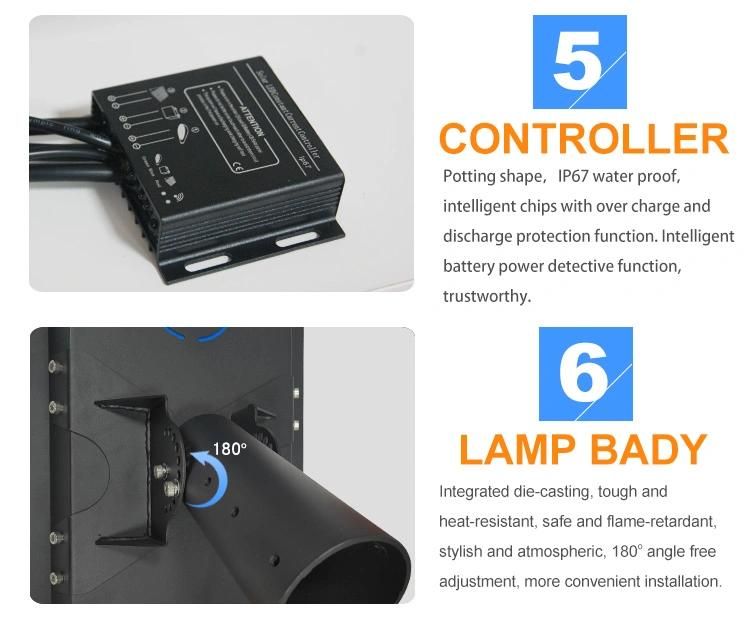 High Brightness Solar Street Light for Road Highway Park