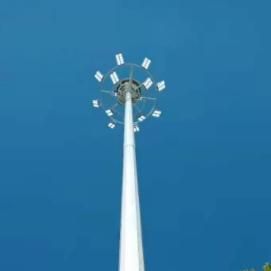 15m to 18m High Mast Steel Street Light Pole 1000W to 2000W LED Flood Light Power