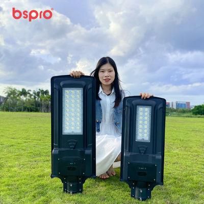 Bspro Comercial Industrial Super Prices Outdoor Lights 20W Integrate System Road Pole Panel LED Solar Street Light
