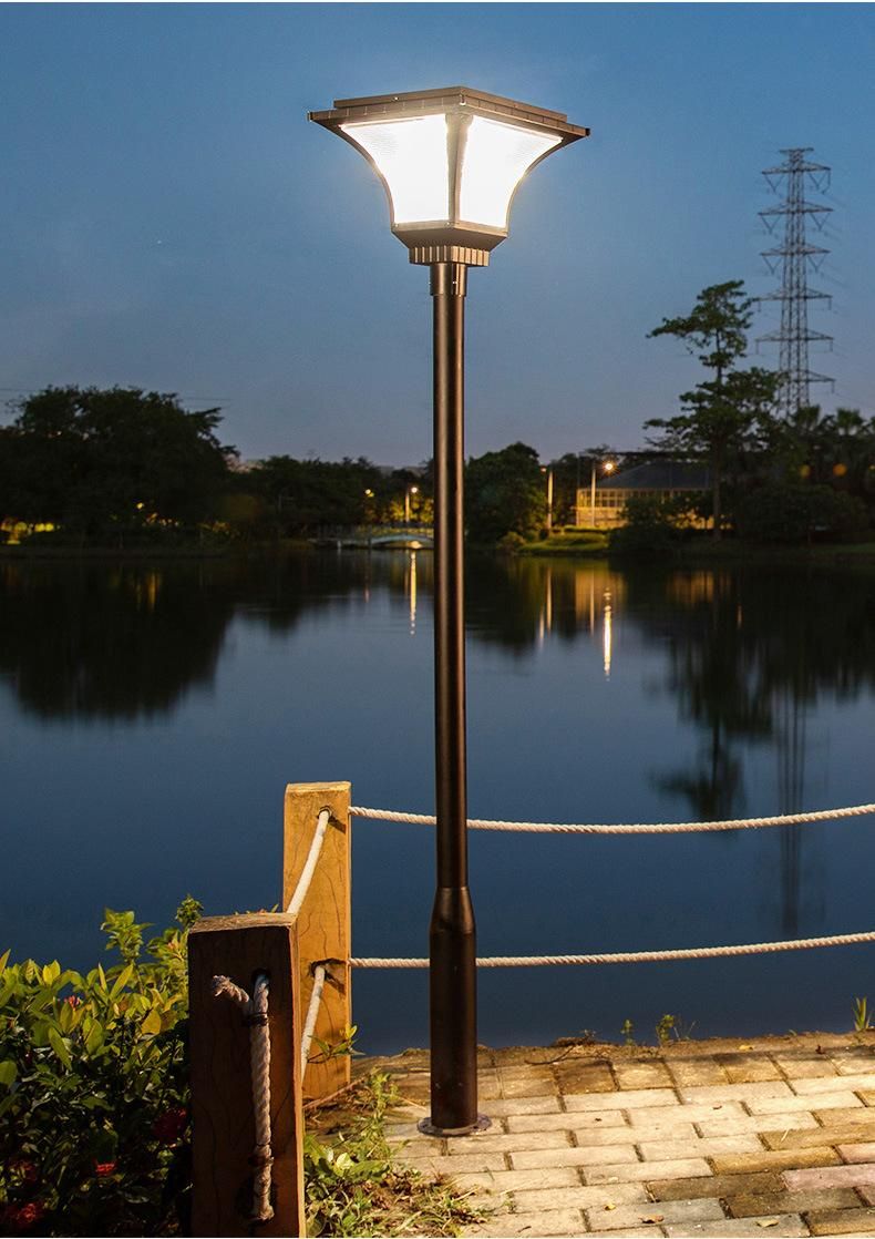 IP65 Energy Saving Lamp LED Outdoor Decoraction Lighting Solar Garden Lamp with LED Bulb Light