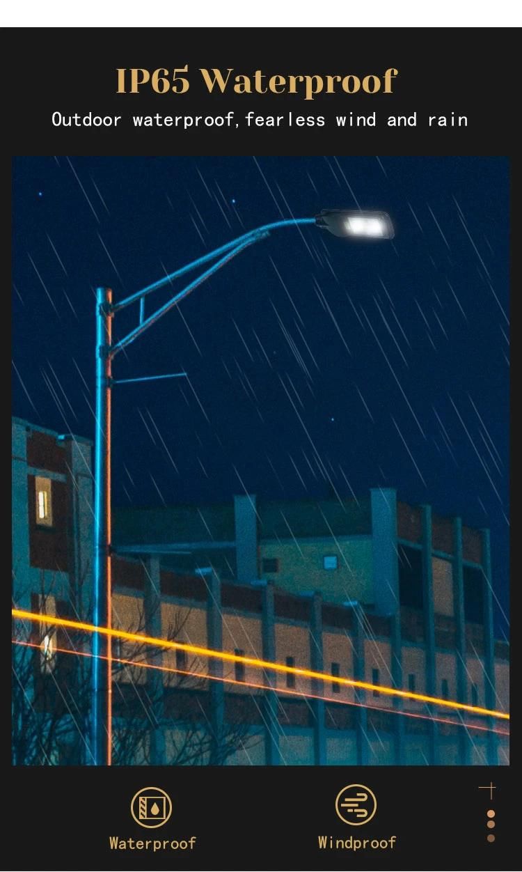 Solar Powered Street Lamp Outdoor Waterproof All in One LED Solar Street Lights