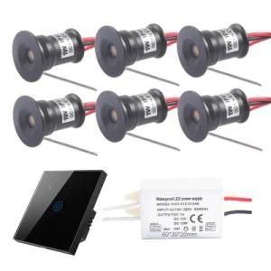Tuya Smart 1W AC100-240V Mini LED Sauna Stair Floor Spotlight Bathroom Ceiling Spot Bulb Light SPA DJ KTV Lighting Lamp