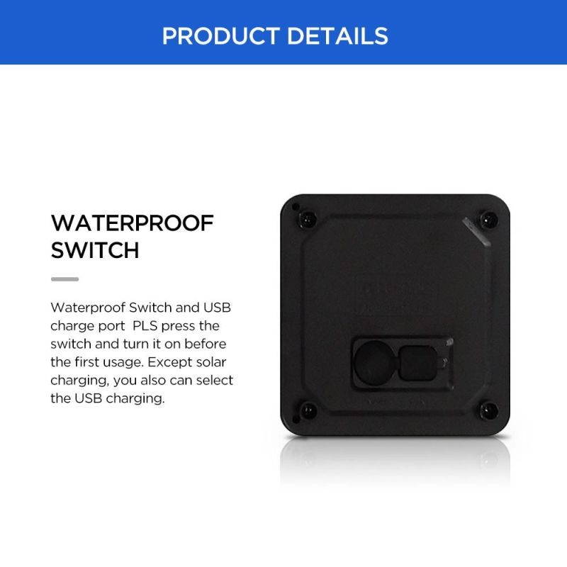 Solar or USB Charging Flame Lanterns Solar Outdoor Light with IP65 Waterproof Function