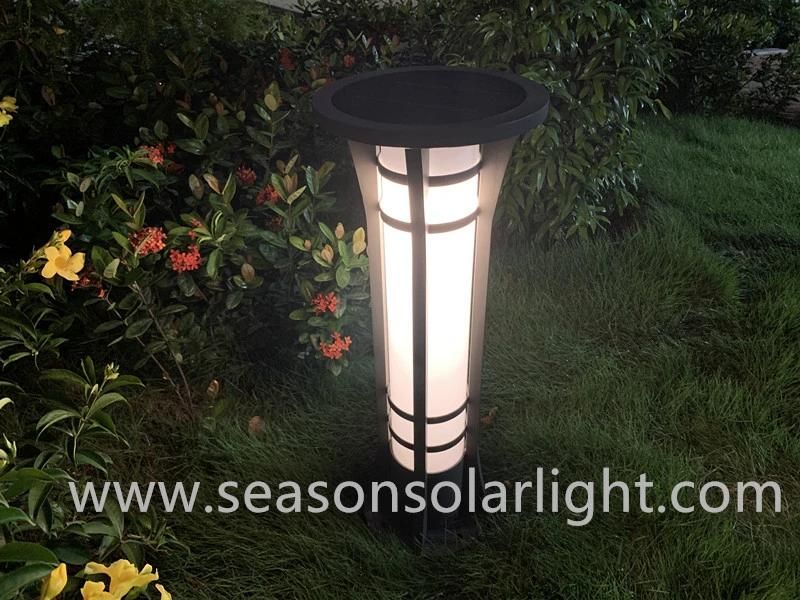Smart Multi-Color LED Lighting Garden Bollard Outdoor Pathway Solar Landscape Light with LED Lights
