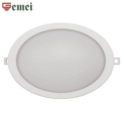 CE RoHS Approved IP65 Milky White Round 20W Moisture-Proof LED Integrated Ceiling Light with Cover