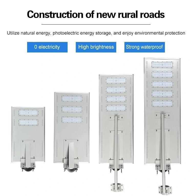 IP65 20W Outdoor Integrated Motion Sensor Solar LED Road Light