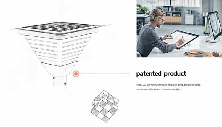 Integrated LED Solar Street Light Motion Sensor Outdoor Waterproof Wall Lights Pillar Solar Lamp 10W for Park Plaza Solar Flood Light