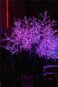 Plastic Fruit Flower Leaves Decoration Lighting Parts Potted Bonsai Landscape LED Tree Lamp Light