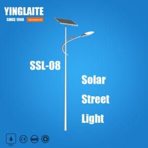 Manufacturer Ce RoHS 7m Pole 80W Solar Street Lamp