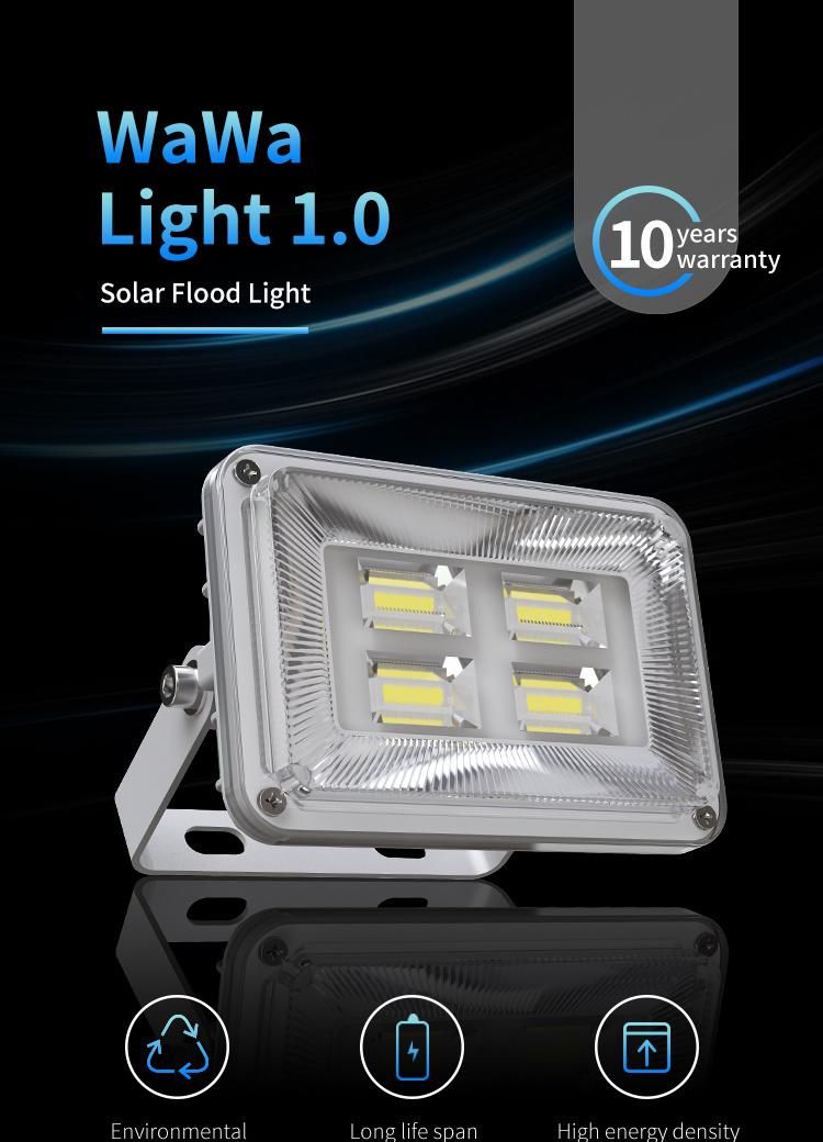 Hot-Selling 600lm LED Light Solar Flood Light All in One Outdoor Garden Park Lighting
